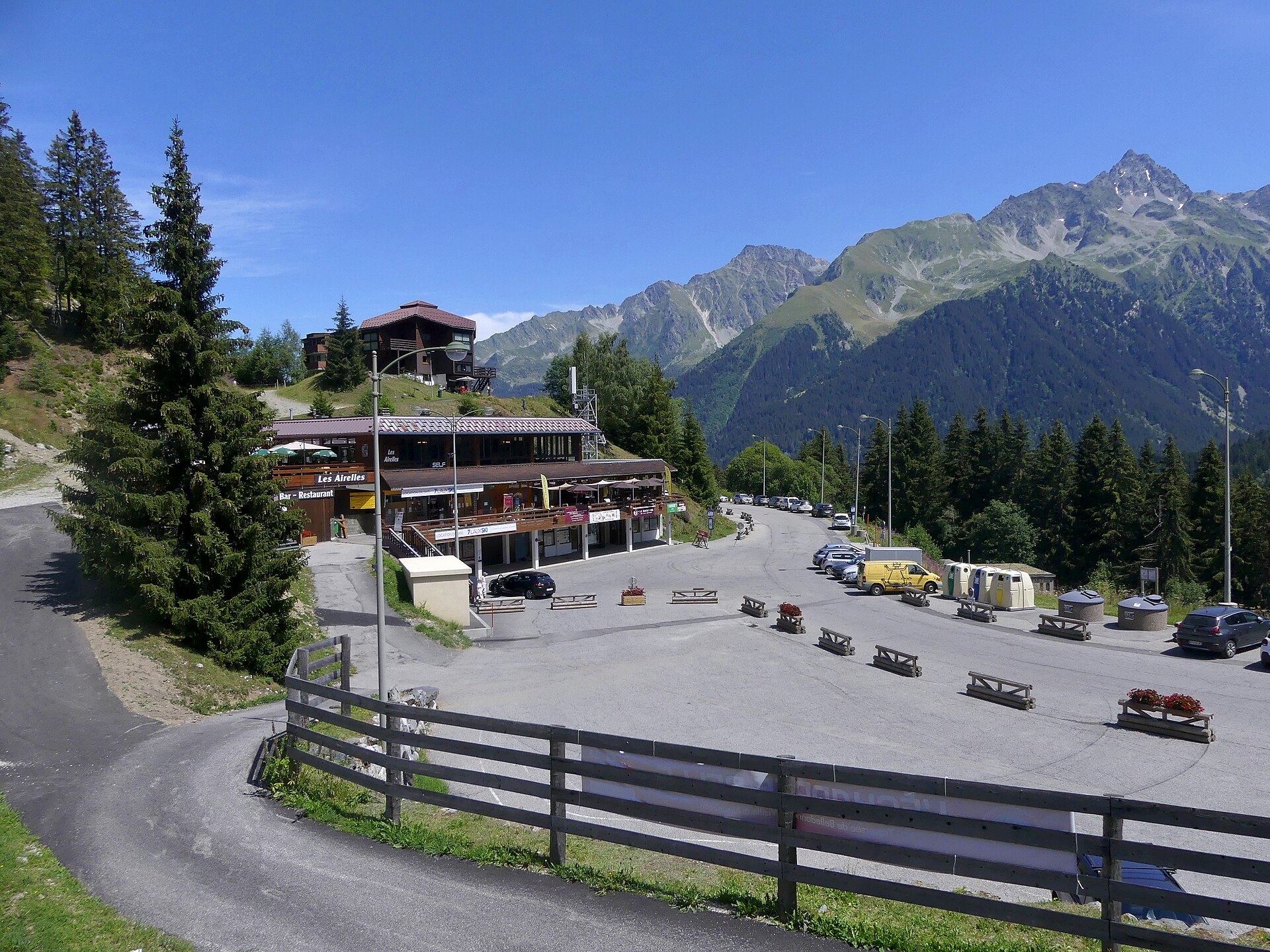 Le Pleynet resort, Les 7 Laux, in summer